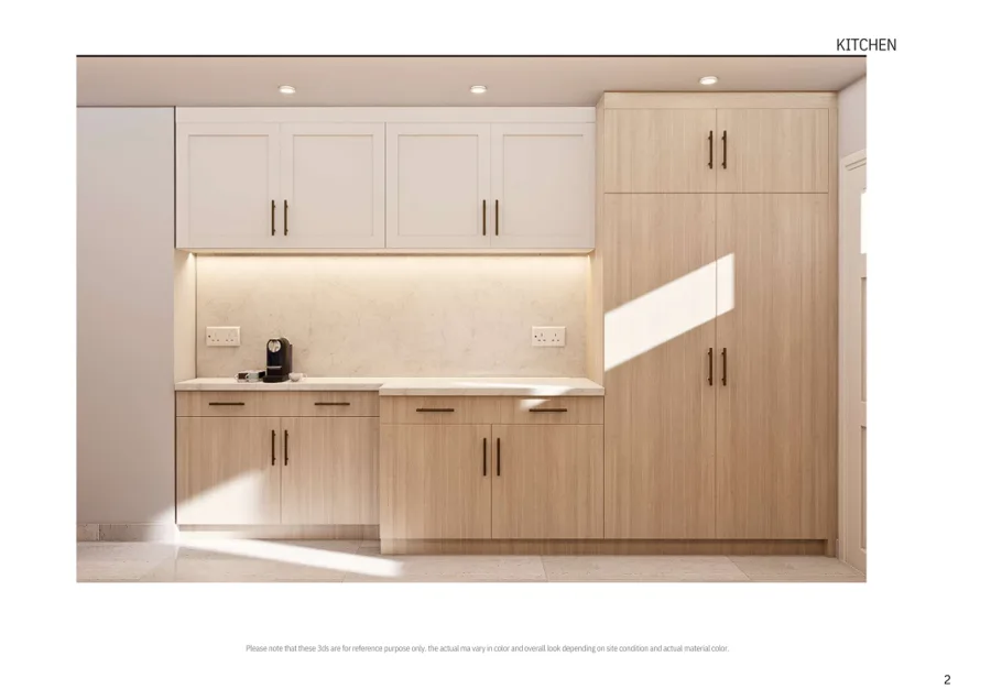 Visualisation of fitted kitchen storage
